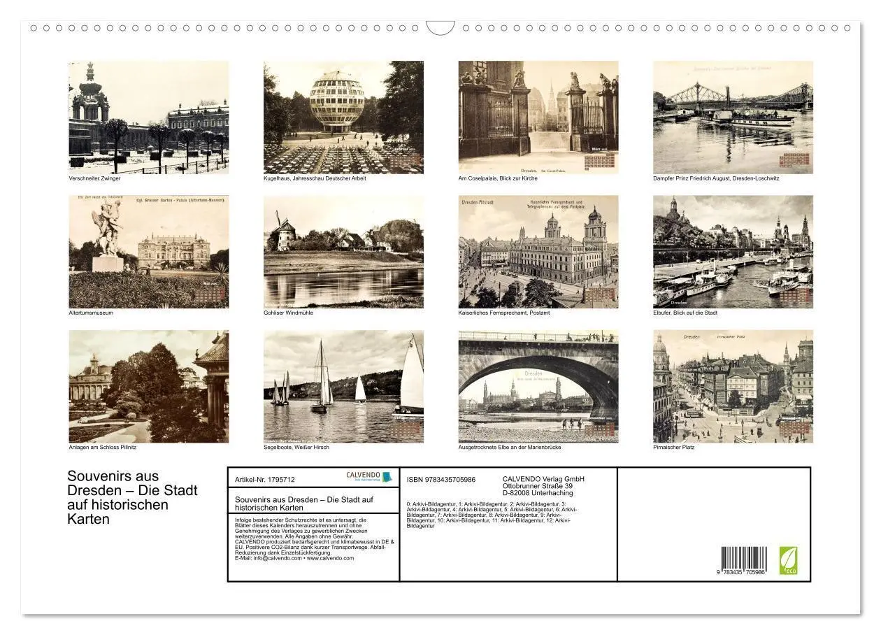 Bild: 9783435705986 | Souvenirs aus Dresden - Die Stadt auf historischen Karten...