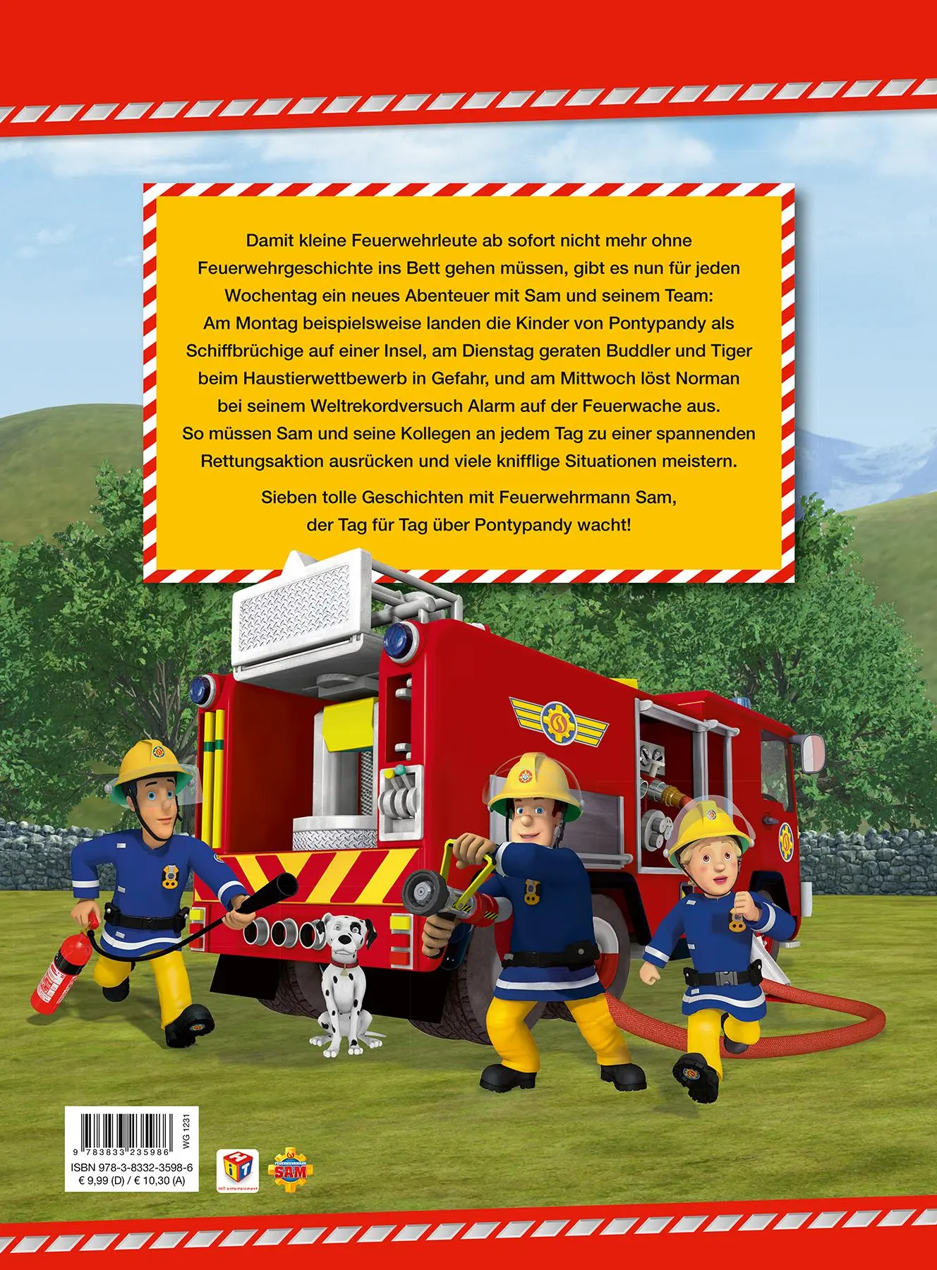 Rückseite: 9783833235986 | Feuerwehrmann Sam: Eine Woche voller Feuerwehrgeschichten | Hoffart