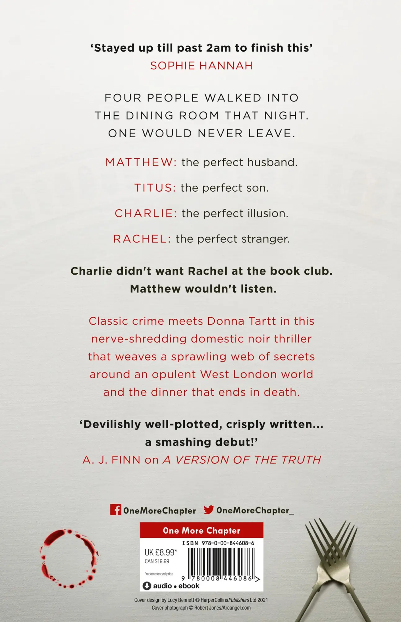 Rückseite: 9780008446086 | The Dinner Guest | B P Walter | Taschenbuch | Kartoniert / Broschiert
