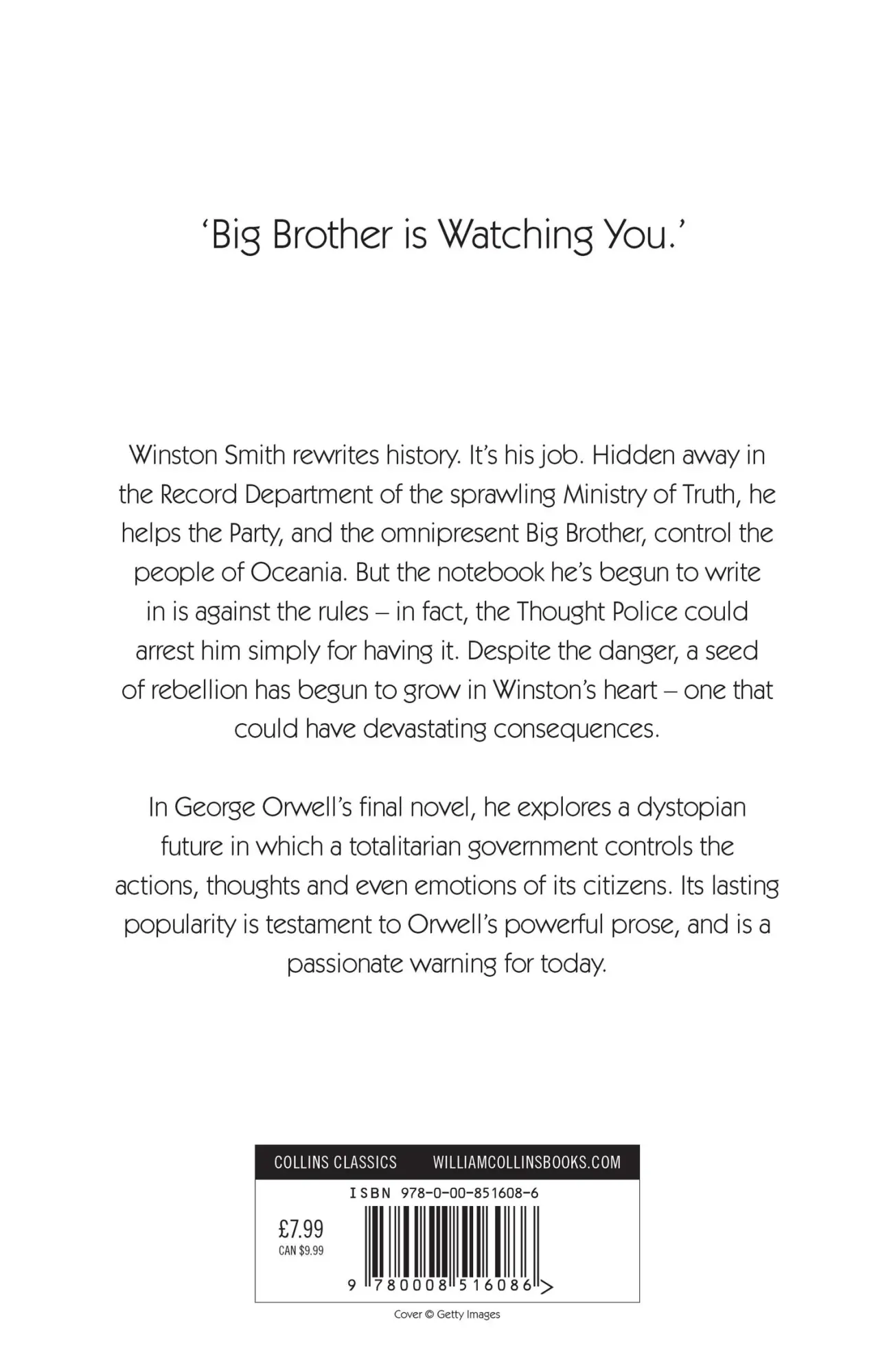 Rückseite: 9780008516086 | 1984 Nineteen Eighty-Four | George Orwell | Taschenbuch | Englisch