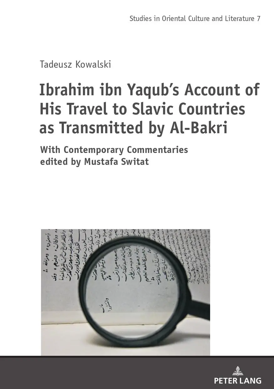 Cover: 9783631856086 | Ibrahim ibn Yaqub¿s Account of His Travel to Slavic Countries as...