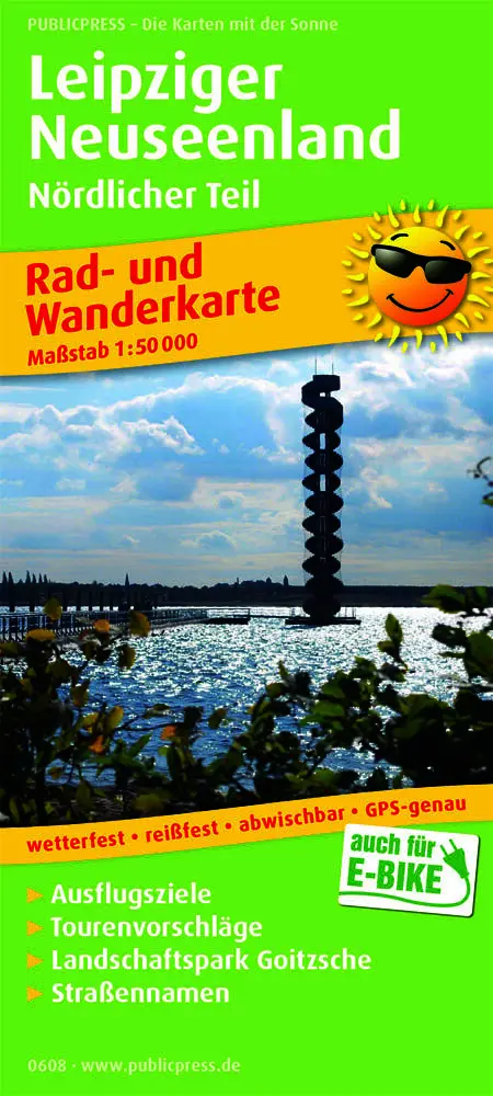 Cover: 9783747306086 | PUBLICPRESS Rad- und Wanderkarte Leipziger Neuseenland, Nördlicher...