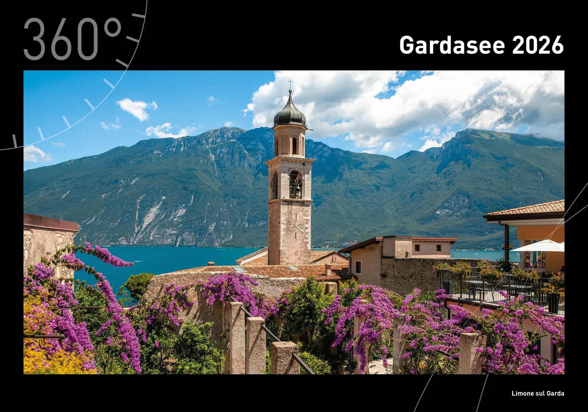 Cover: 9783968556086 | Gardasee Premiumkalender 2026 | Judith Niederwanger | Kalender | 14 S.