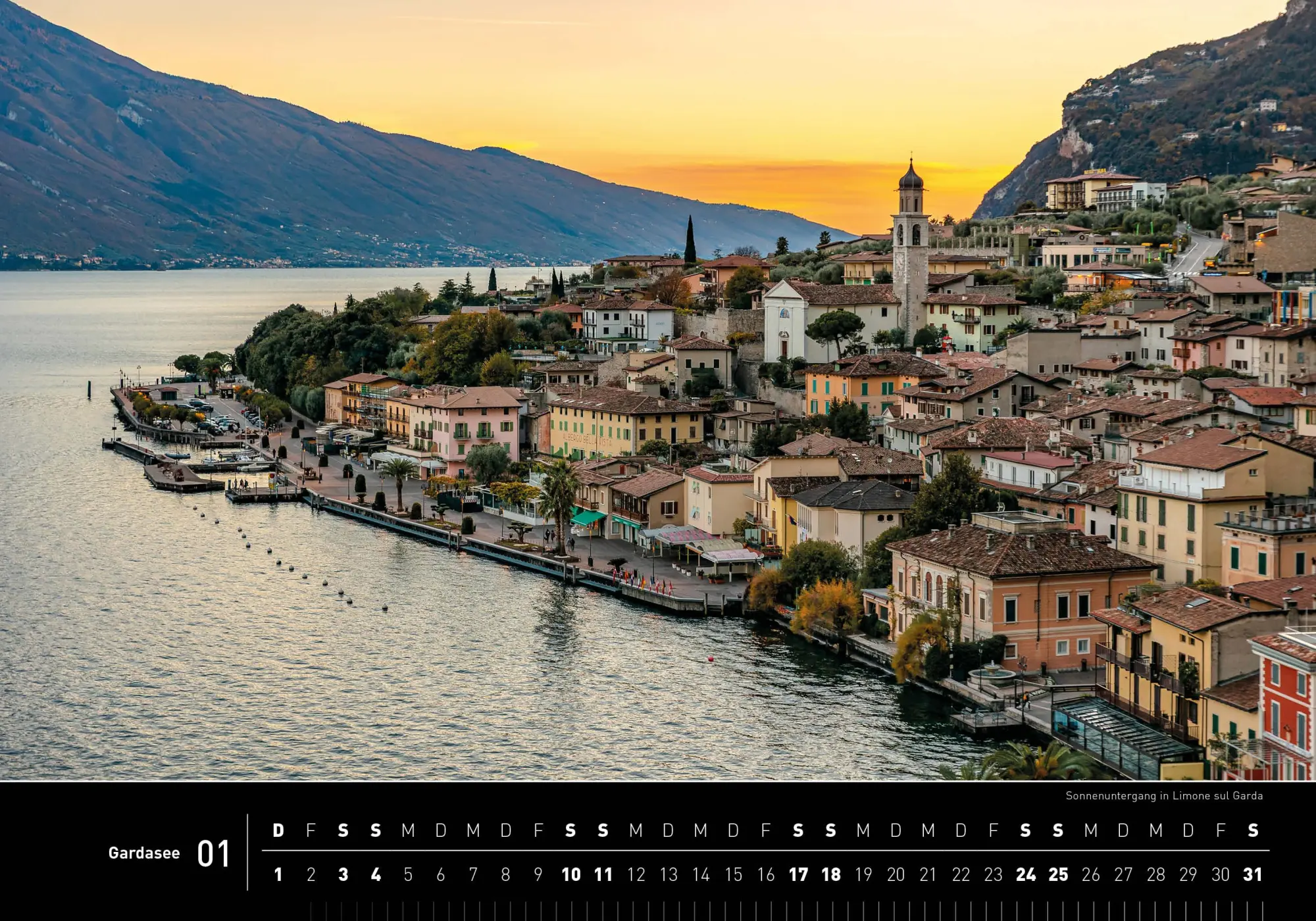 Bild: 9783968556086 | Gardasee Premiumkalender 2026 | Judith Niederwanger | Kalender | 14 S.