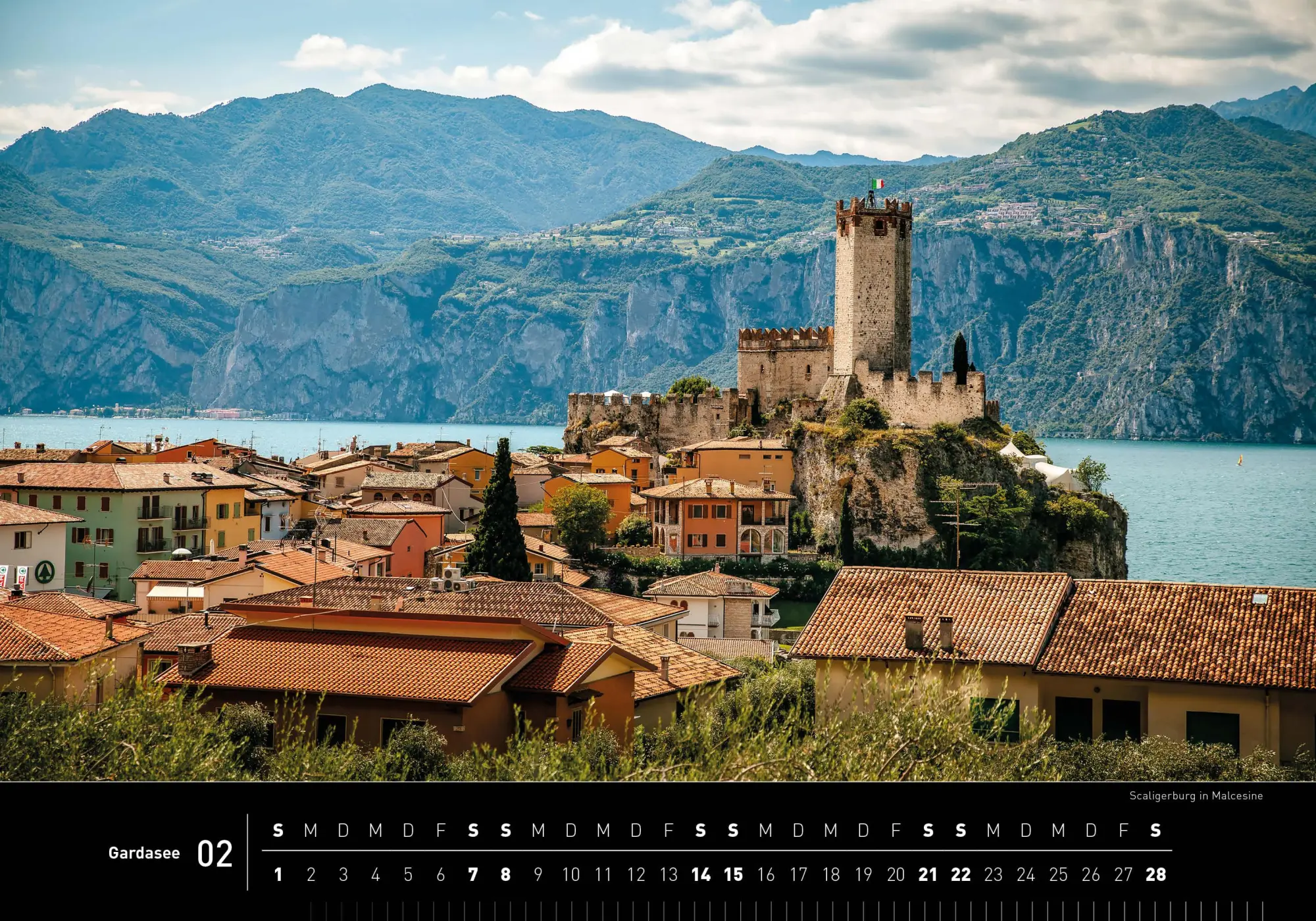 Bild: 9783968556086 | Gardasee Premiumkalender 2026 | Judith Niederwanger | Kalender | 14 S.