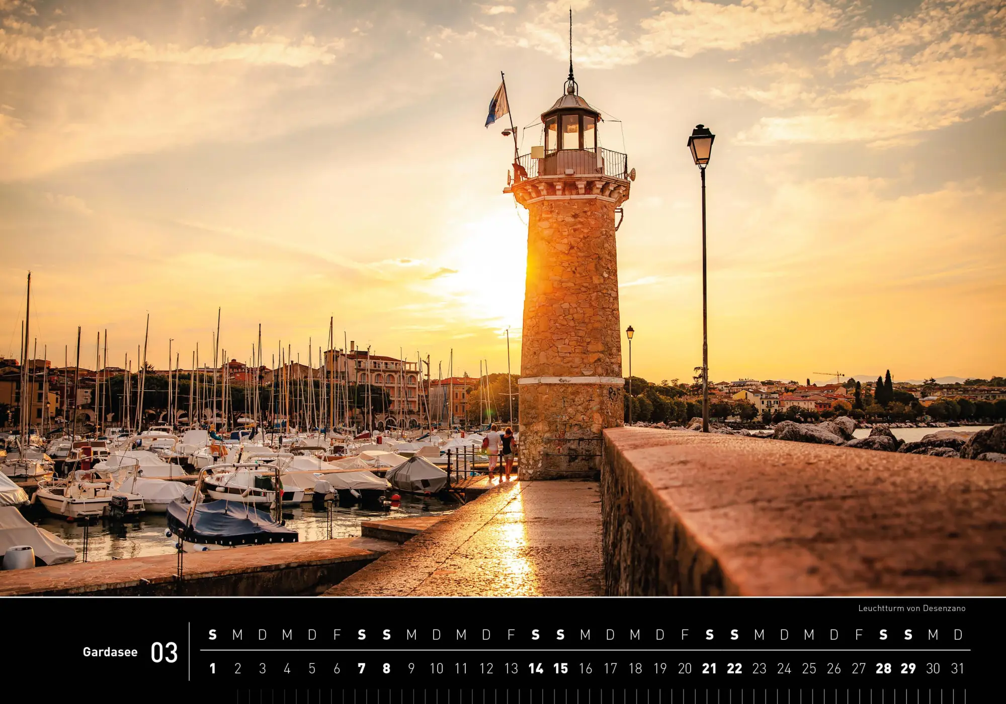 Bild: 9783968556086 | Gardasee Premiumkalender 2026 | Judith Niederwanger | Kalender | 14 S.