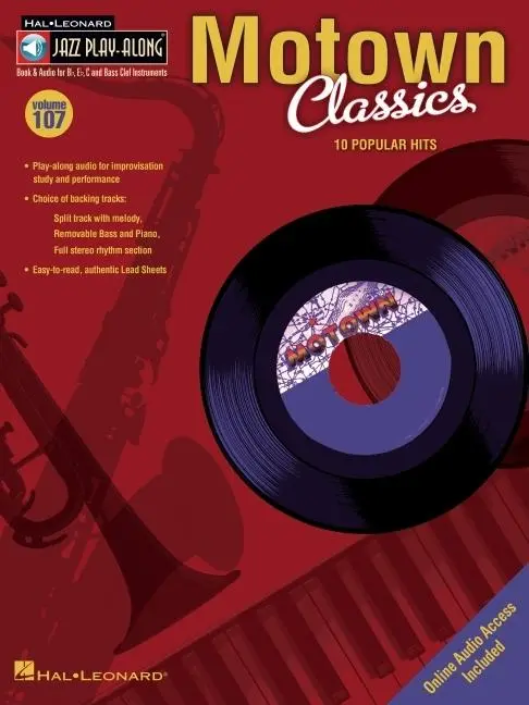 Cover: 9781423456186 | Motown Classics - Jazz Play-Along Volume 107 Book/Online Audio | Corp