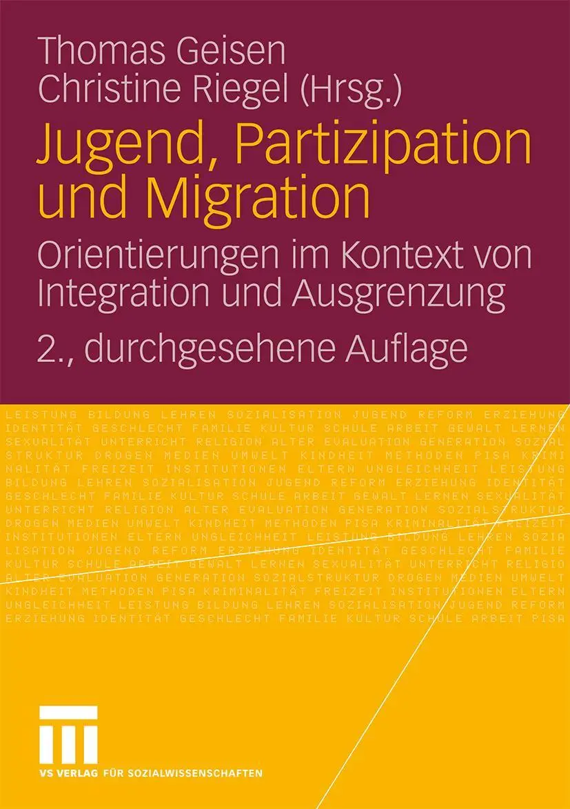 Cover: 9783531166186 | Jugend, Partizipation und Migration | Christine Riegel (u. a.) | Buch