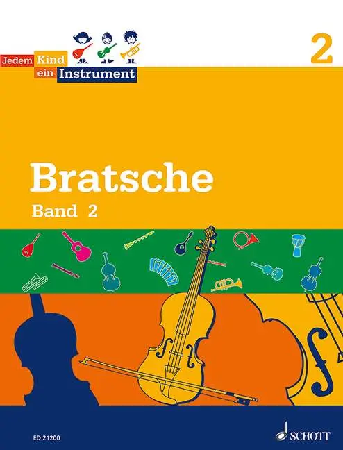 Cover: 9783795746186 | Bratsche 2 | Schülerheft, Jedem Kind ein Instrument | Mengler | 2013