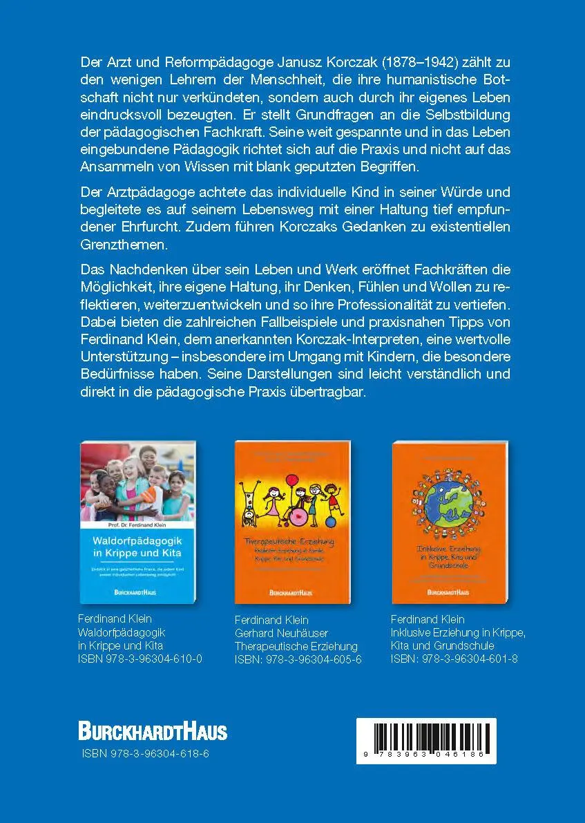 Rückseite: 9783963046186 | Erziehung aus der Begegnung heraus gestalten | Ferdinand Klein | Buch