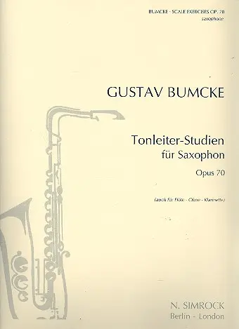 Cover: 9790221106186 | Scale Studies op. 70 | Gustav Bumcke | Buch | EAN 9790221106186