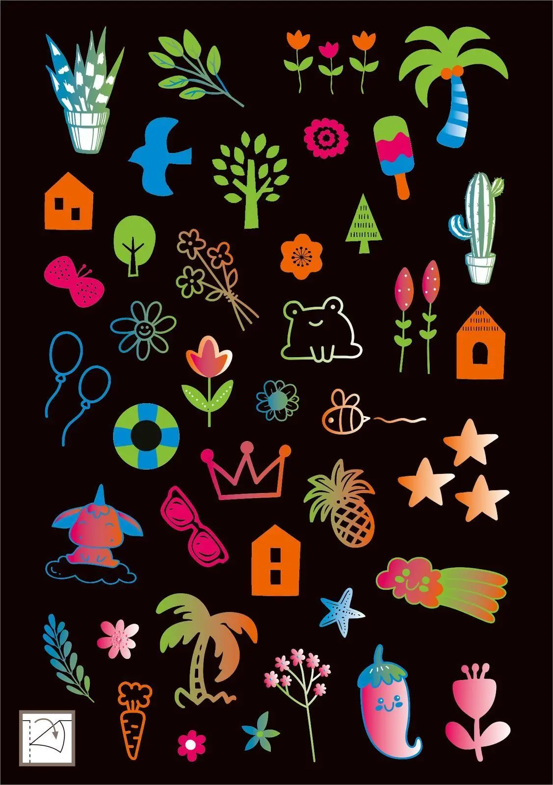 Bild: 4014489136286 | Neon-Sticker | Über 200 Deko-Sticker | Broschüre | 16 S. | Deutsch
