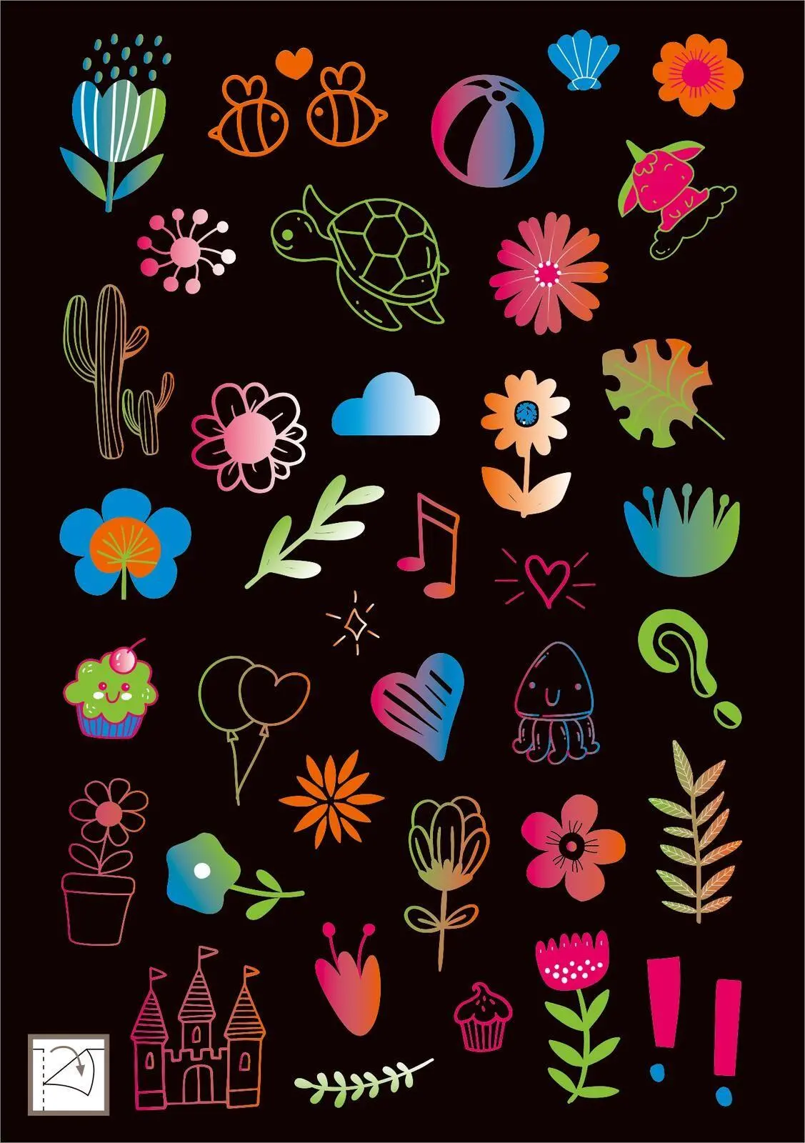 Bild: 4014489136286 | Neon-Sticker | Über 200 Deko-Sticker | Broschüre | 16 S. | Deutsch