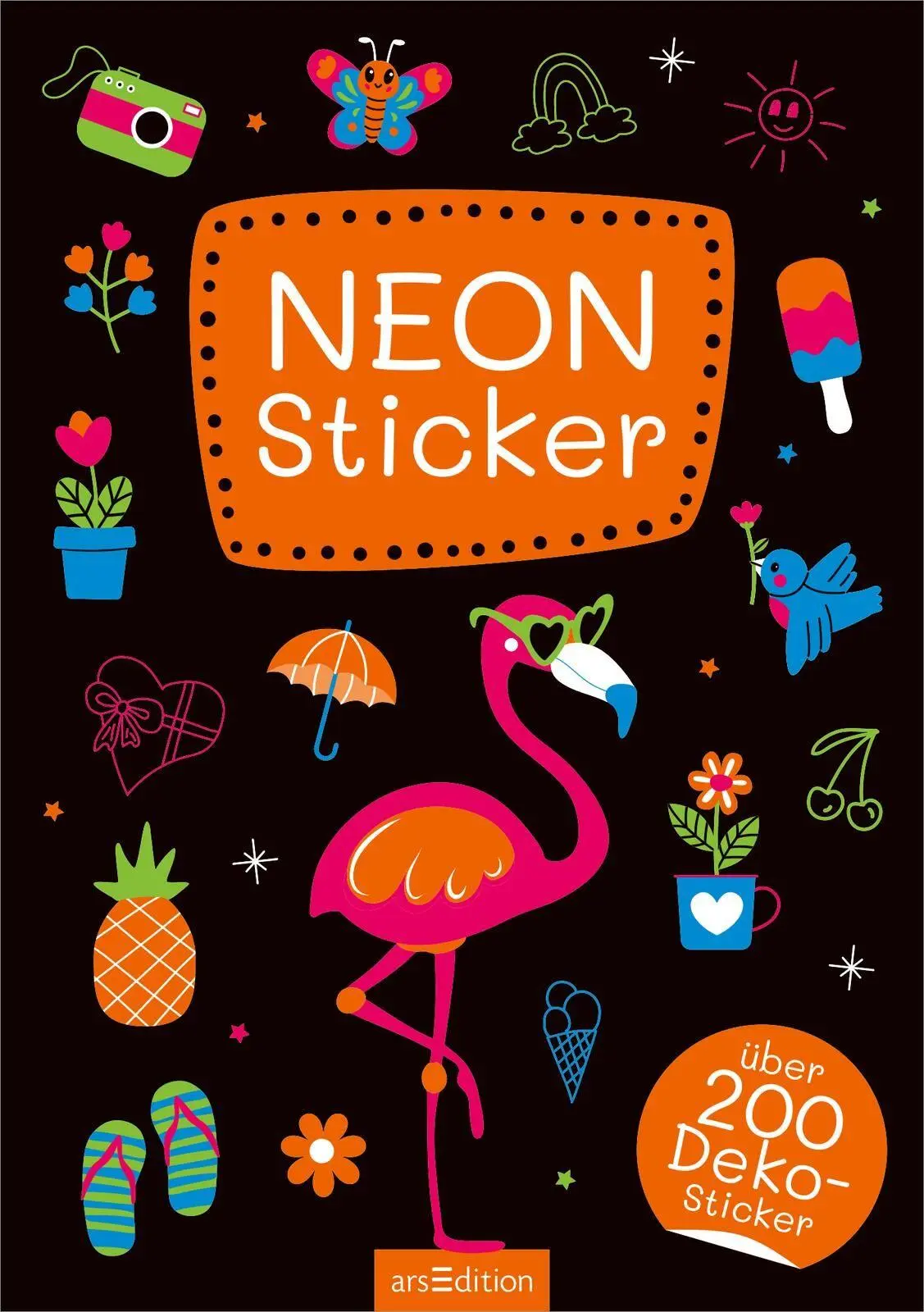 Bild: 4014489136286 | Neon-Sticker | Über 200 Deko-Sticker | Broschüre | 16 S. | Deutsch