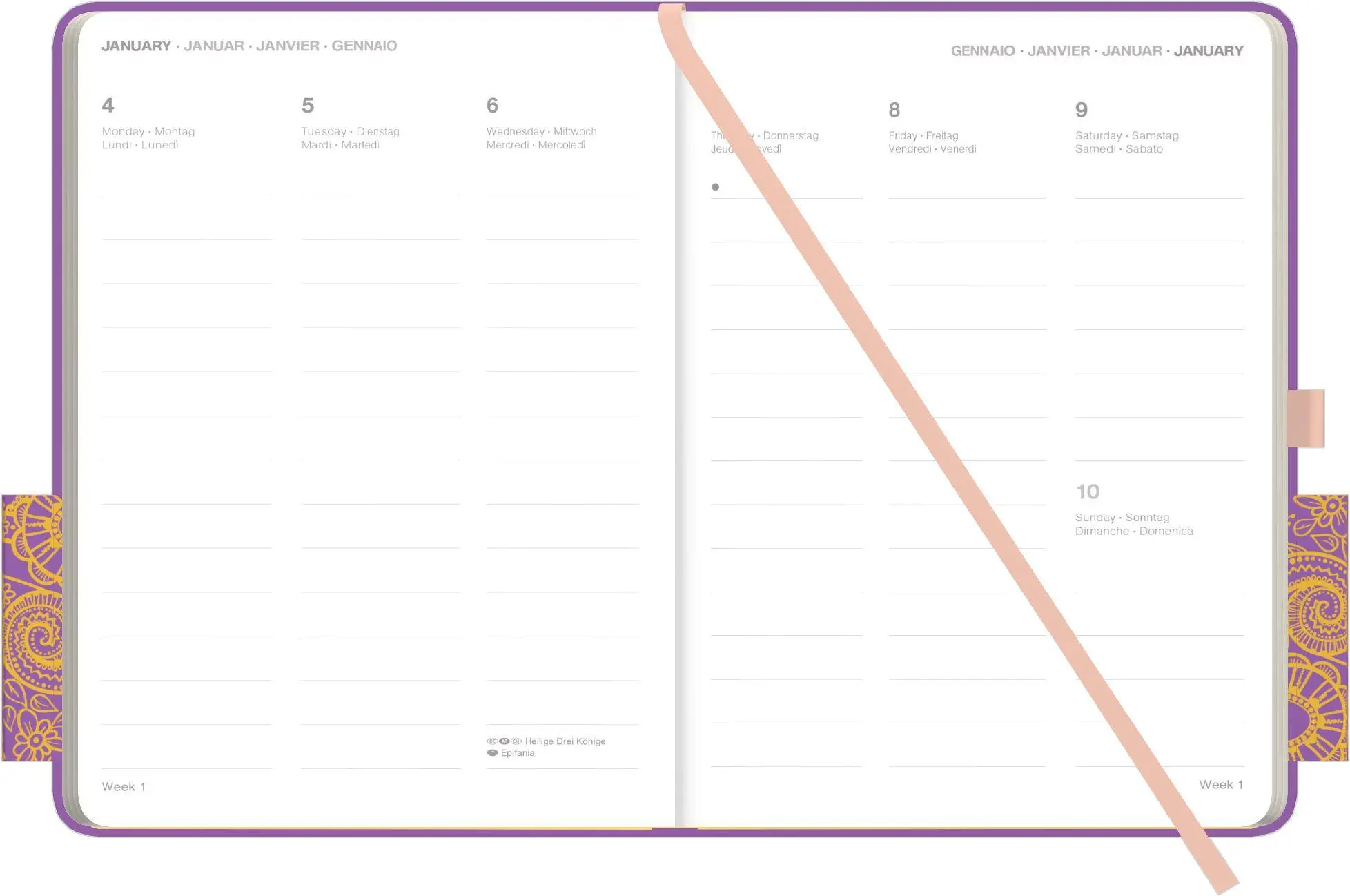 Bild: 4069095016286 | Cool Diary Fresh Purple 2027 | Neumann Verlage GmbH &amp; Co KG | Kalender