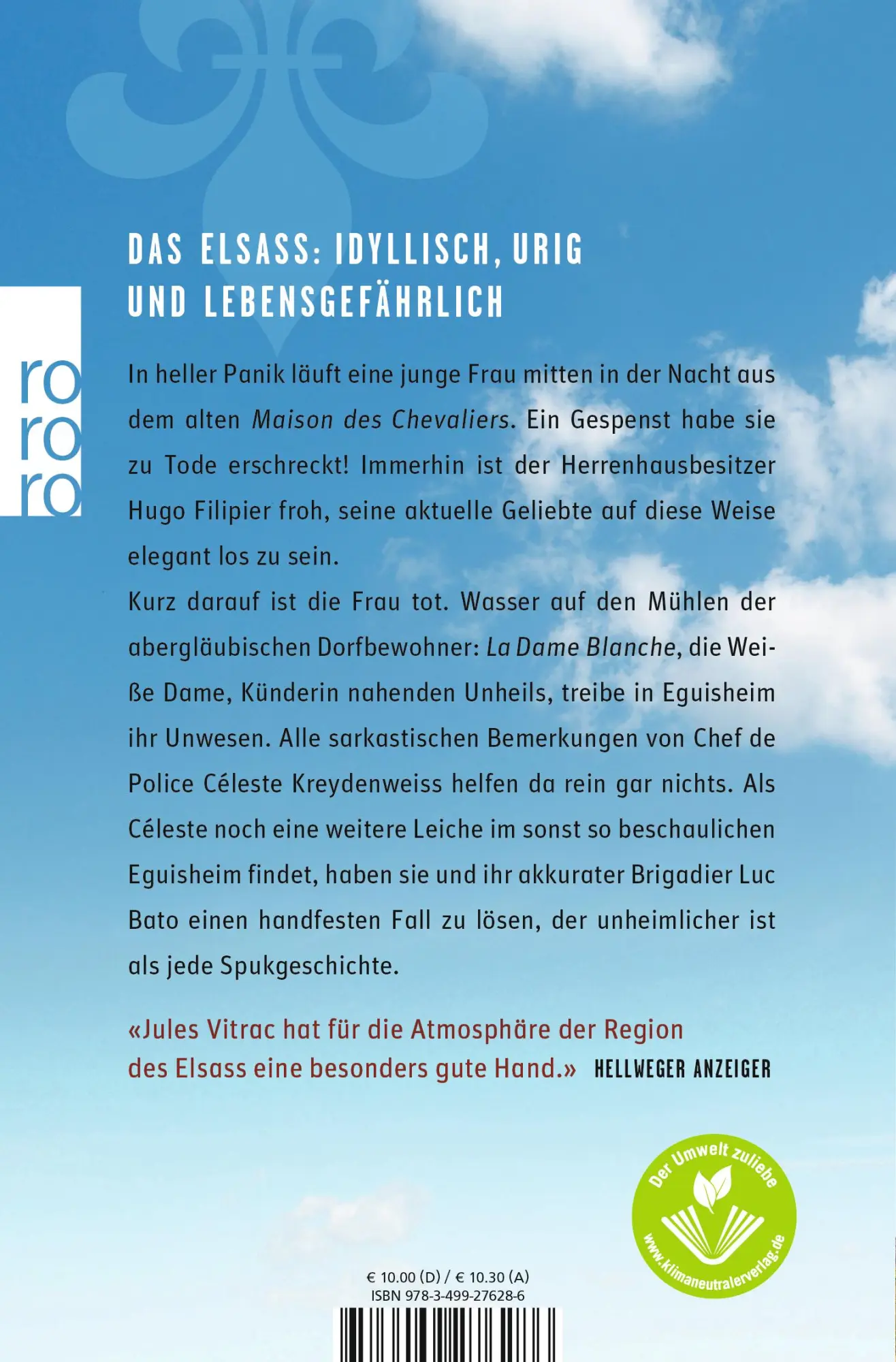 Rückseite: 9783499276286 | Tödliches Elsass | Kreydenweiss &amp; Bato ermitteln | Jules Vitrac | Buch