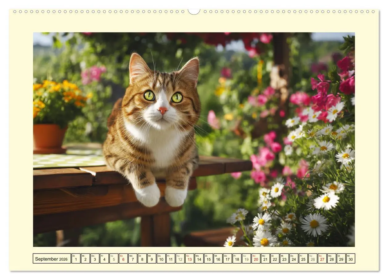 Bild: 9783516096286 | Geliebte Katzen. Unsere zauberhaften Hauskatzen im Garten...