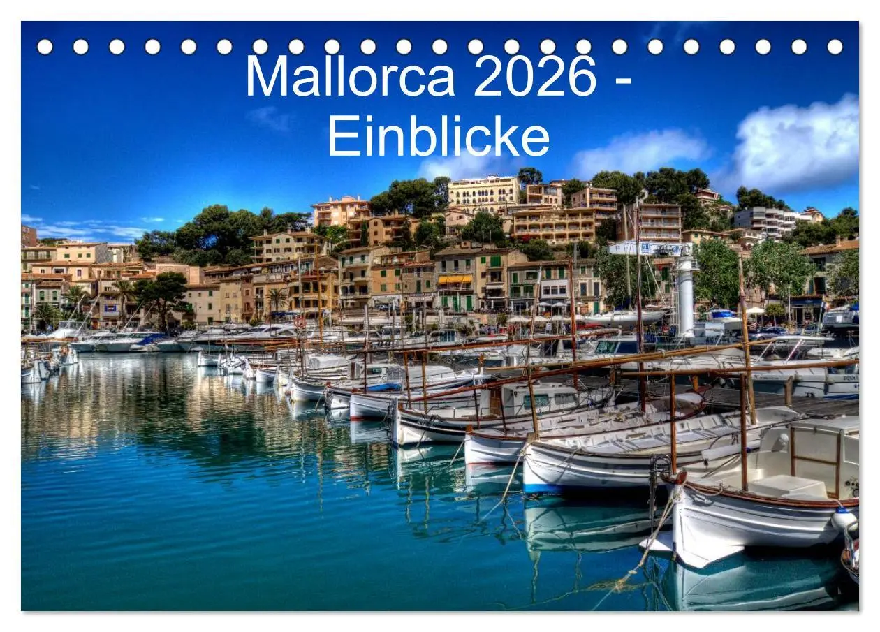 Cover: 9783516166286 | Mallorca 2026 - Einblicke (Tischkalender 2026 DIN A5 quer),...