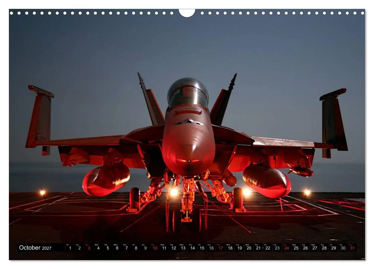 Bild: 9783594076286 | U.S. Aircraft - Fighting Jets (Wall Calendar 2027 DIN A3...
