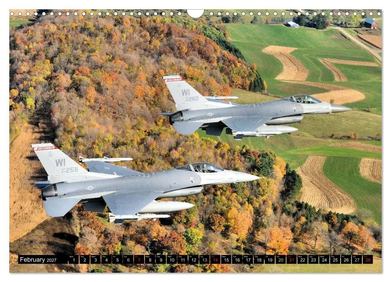 Bild: 9783594076286 | U.S. Aircraft - Fighting Jets (Wall Calendar 2027 DIN A3...