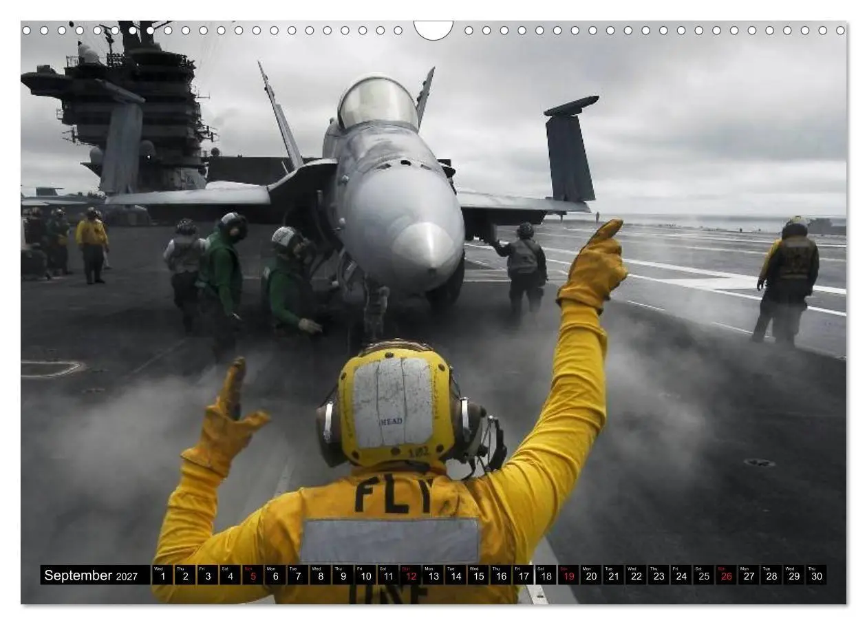 Bild: 9783594076286 | U.S. Aircraft - Fighting Jets (Wall Calendar 2027 DIN A3...