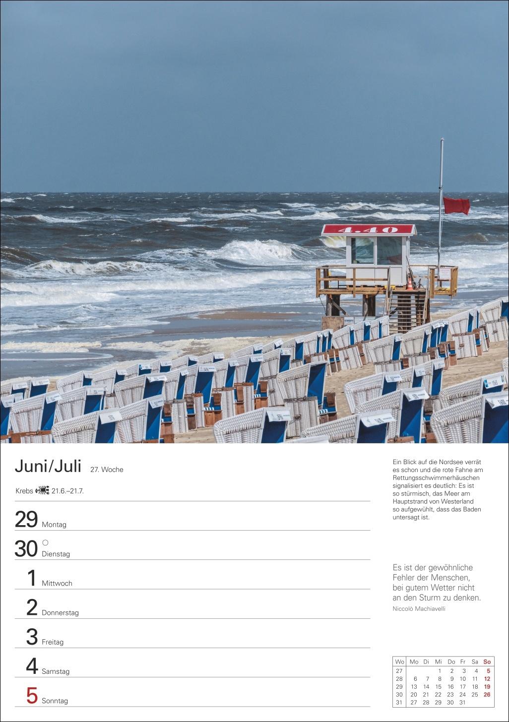 Bild: 9783840036286 | Sylt Wochenplaner 2026 - Eine Reise in 53 Bildern | Ulrike Issel