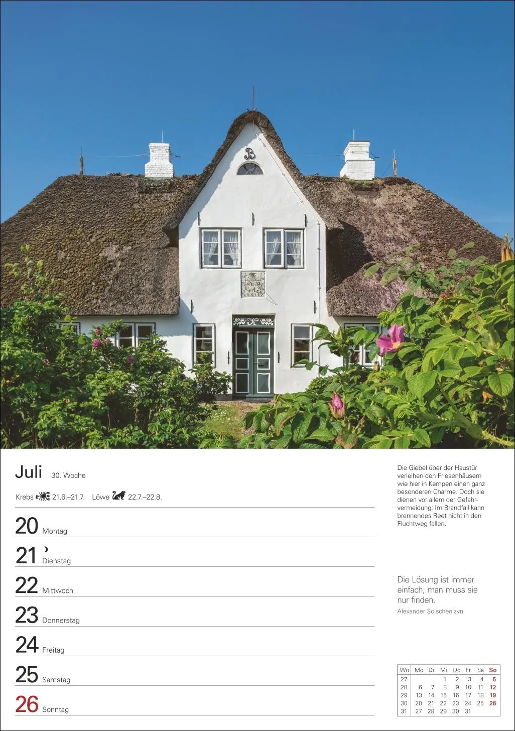 Bild: 9783840036286 | Sylt Wochenplaner 2026 - Eine Reise in 53 Bildern | Ulrike Issel Bild: 9783840036286 | Sylt Wochenplaner 2026 - Eine Reise in 53 Bildern | Ulrike Issel