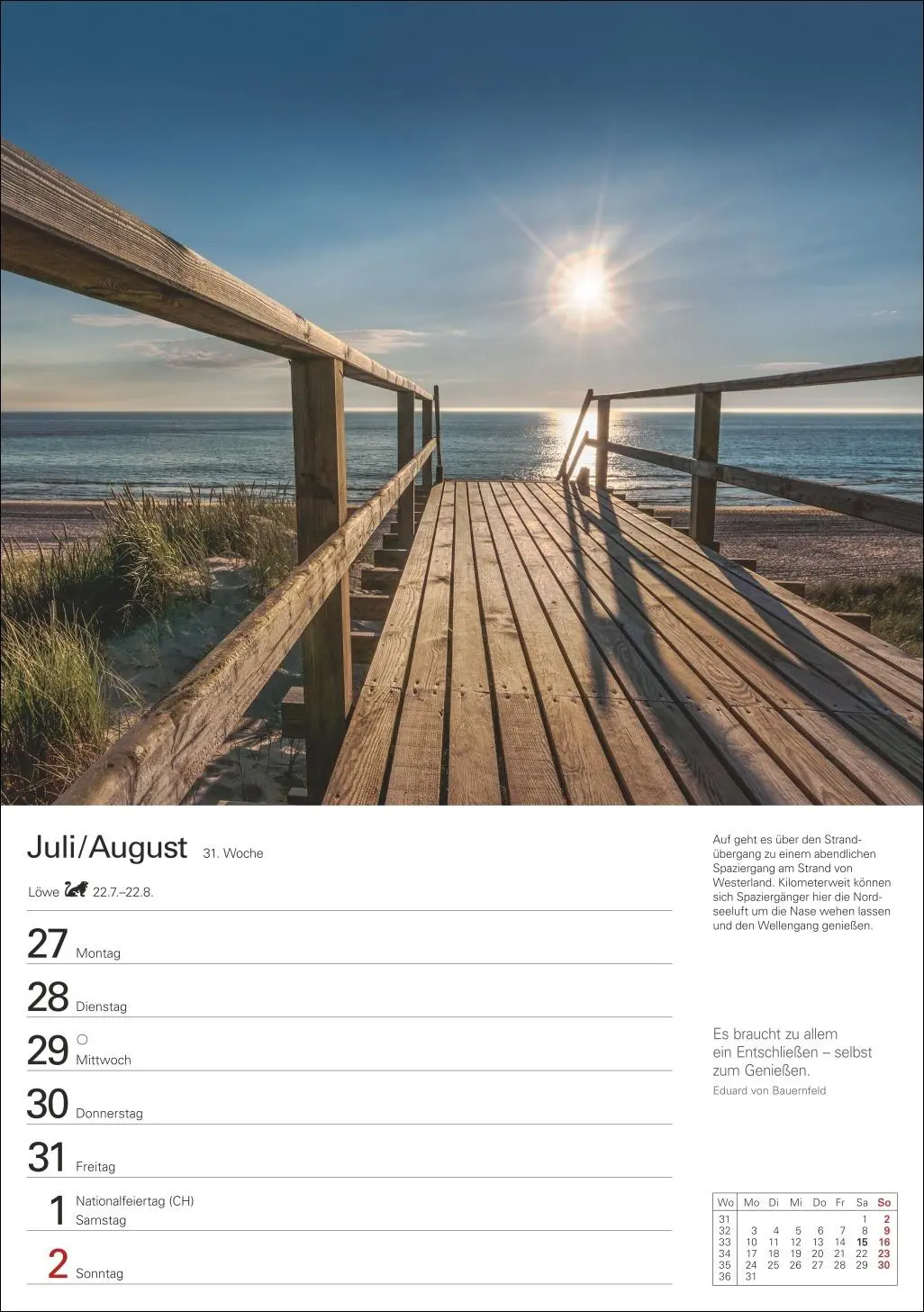Bild: 9783840036286 | Sylt Wochenplaner 2026 - Eine Reise in 53 Bildern | Ulrike Issel