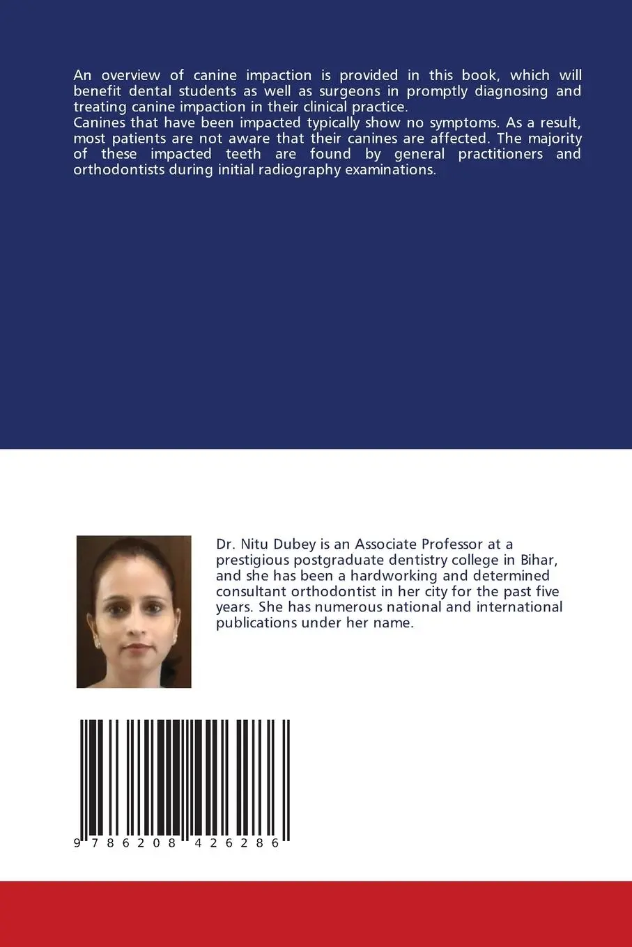 Rückseite: 9786208426286 | The Enigma Of Canine Impaction | Nitu Dubey (u. a.) | Taschenbuch