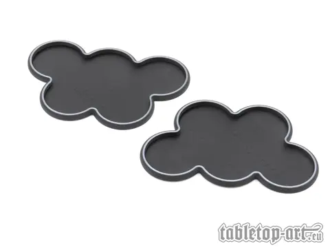 Cover: 704270726386 | Movement Tray - Rounded Edge - 32mm 5s Cloud - Black-Silver (2)