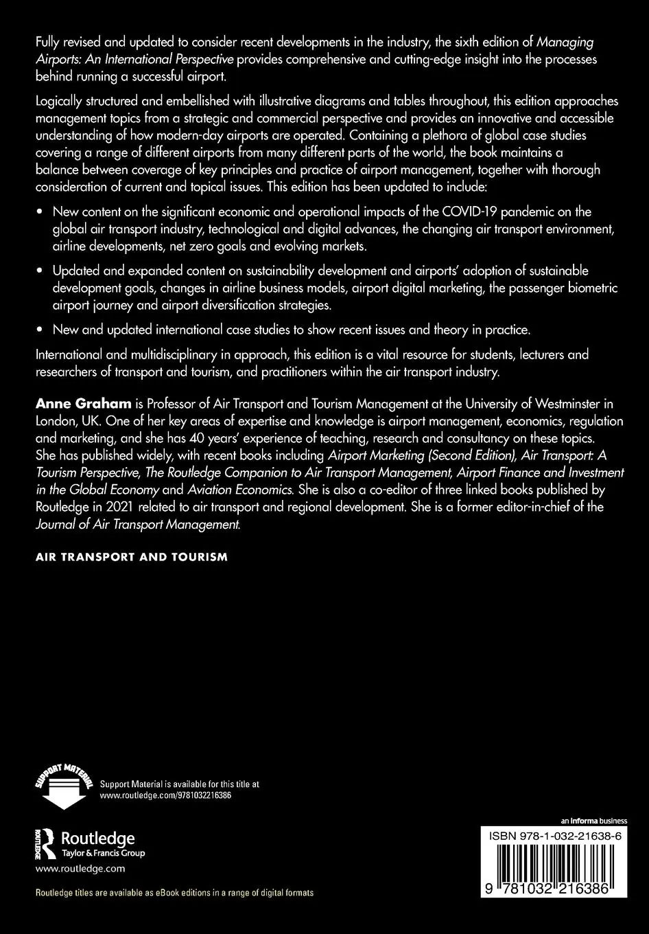 Rückseite: 9781032216386 | Managing Airports | An International Perspective | Anne Graham | Buch