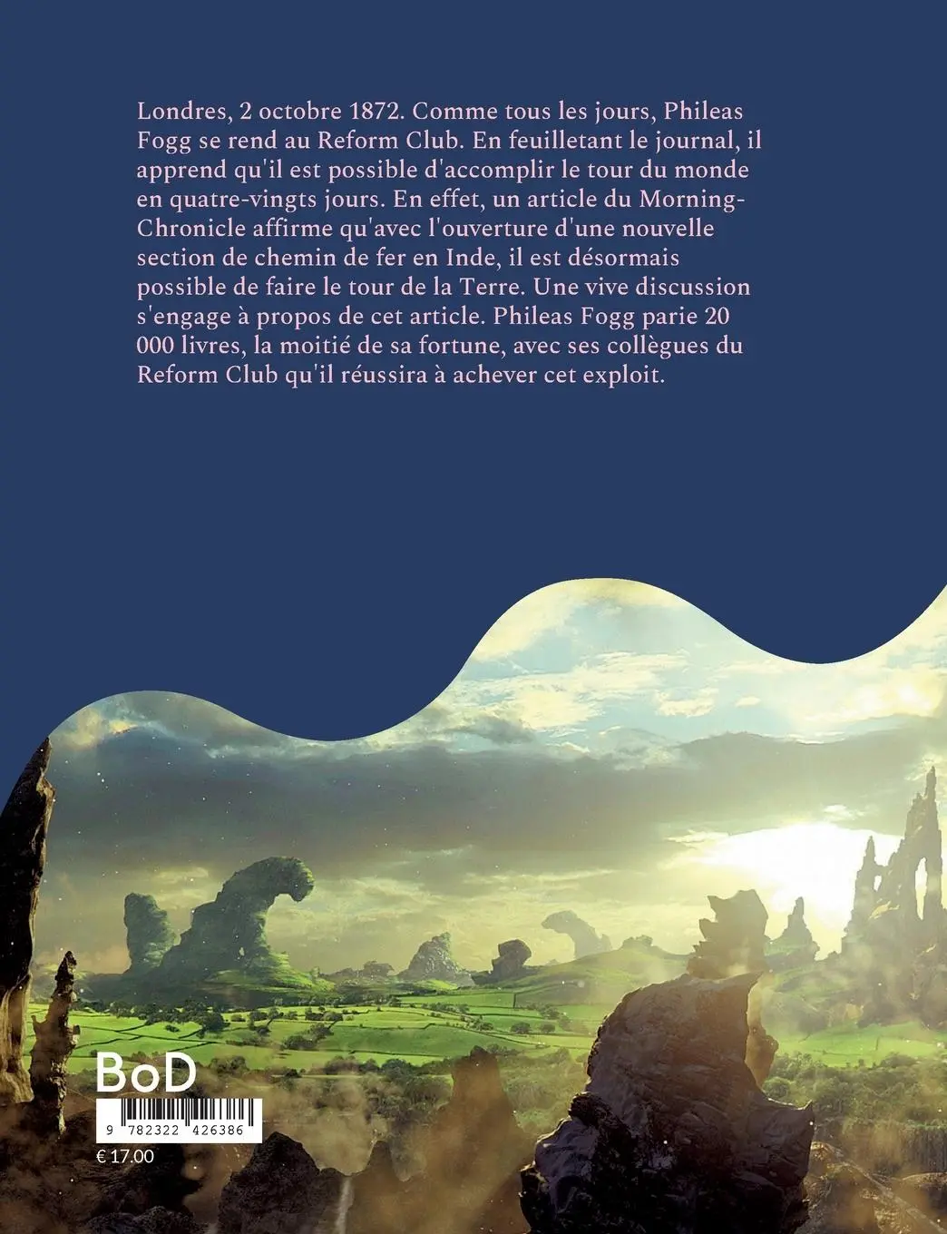 Rückseite: 9782322426386 | Le Tour du monde en quatre-vingts jours | Jules Verne | Taschenbuch