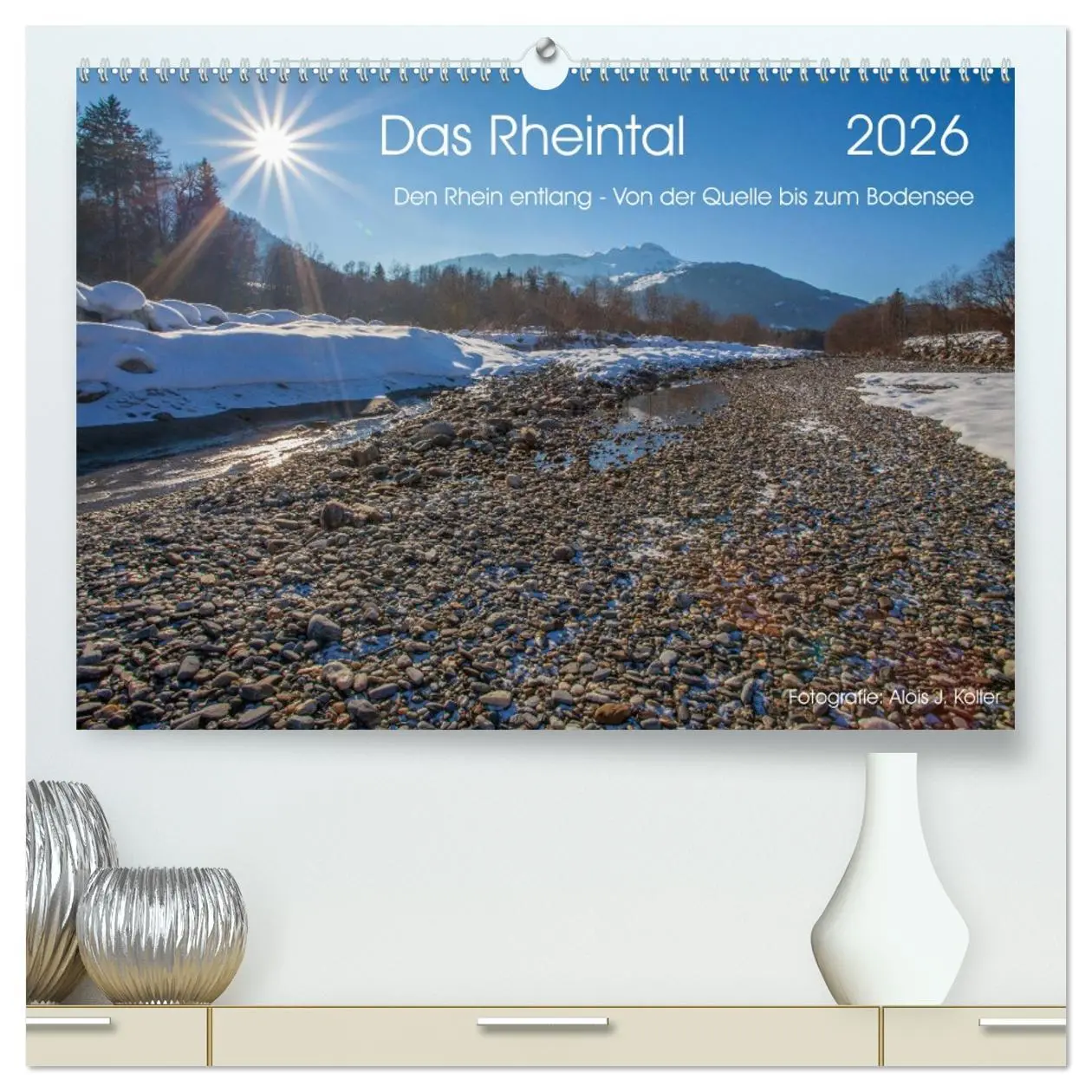 Cover: 9783457756386 | Das Rheintal 2026 (hochwertiger Premium Wandkalender 2026 DIN A2...