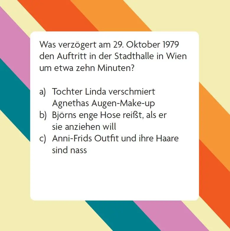 Bild: 9783747206386 | Das ABBA-Quiz | Box mit 66 Spielkarten und Anleitung | Claudia Linz