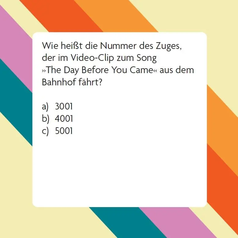 Bild: 9783747206386 | Das ABBA-Quiz | Box mit 66 Spielkarten und Anleitung | Claudia Linz