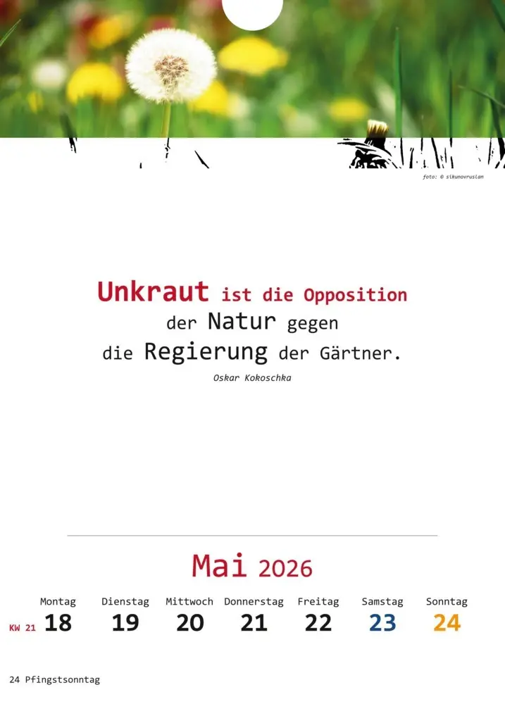 Bild: 9783948276386 | Ich-Kalender 2026 | Kalender | Spiralbindung, SPIRALB | 54 S. | 2026