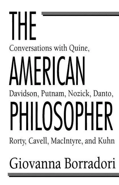 Cover: 9780226066486 | Borradori, G: American Philosopher | Giovanna Borradori | Taschenbuch