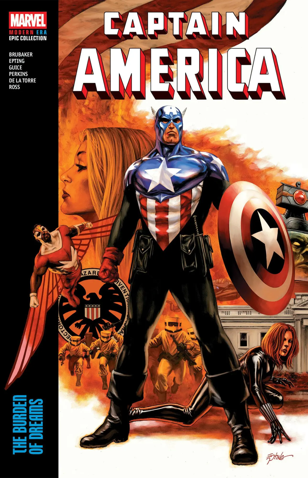Cover: 9781302956486 | Captain America Modern Era Epic Collection: The Burden of Dreams
