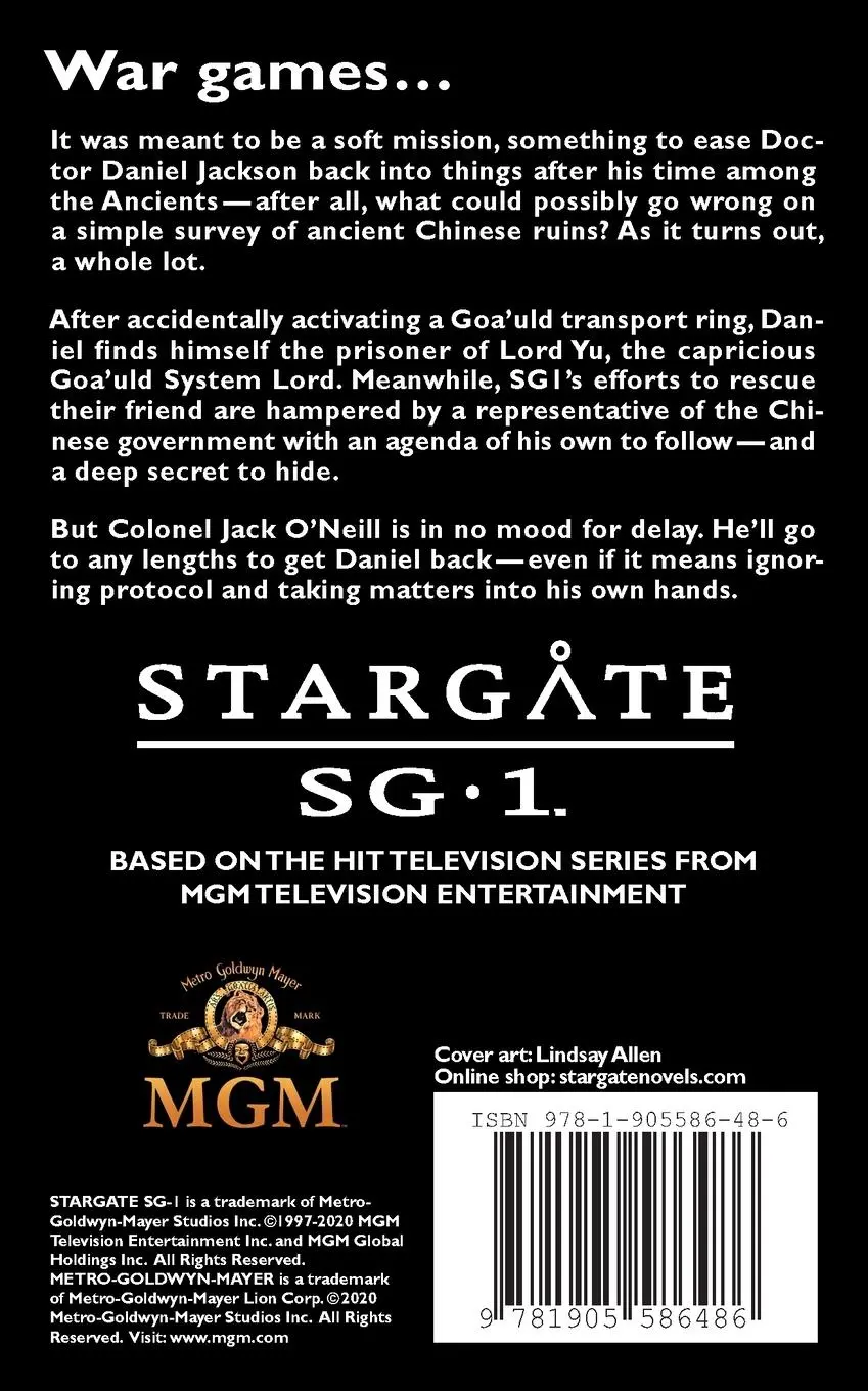 Rückseite: 9781905586486 | STARGATE SG-1 Four Dragons | Diana Dru Botsford | Taschenbuch | 2020
