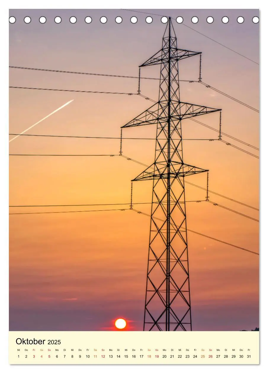 Bild: 9783435896486 | Strommasten - Autobahnen für den Strom (Tischkalender 2025 DIN A5...