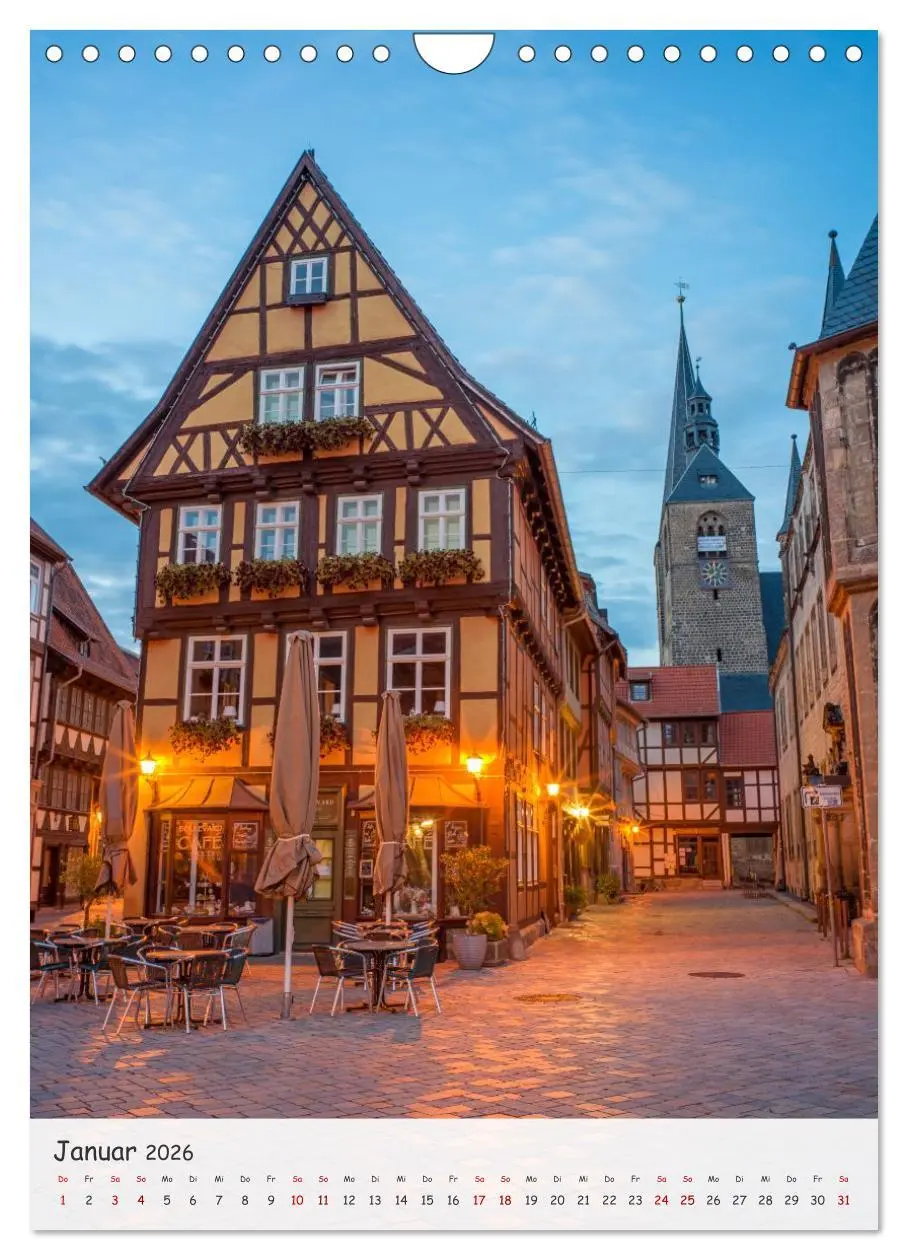 Bild: 9783457296486 | Quedlinburg - Welterbestadt und Tor zum Harz (Wandkalender 2026 DIN...