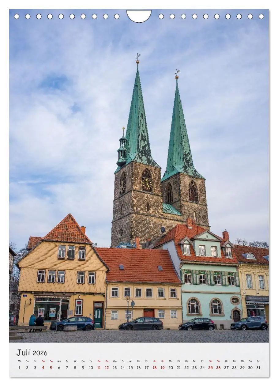 Bild: 9783457296486 | Quedlinburg - Welterbestadt und Tor zum Harz (Wandkalender 2026 DIN...