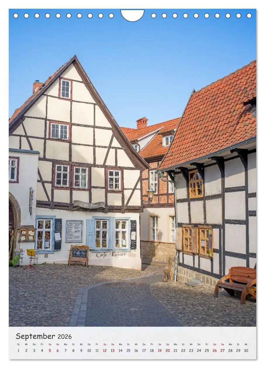 Bild: 9783457296486 | Quedlinburg - Welterbestadt und Tor zum Harz (Wandkalender 2026 DIN...