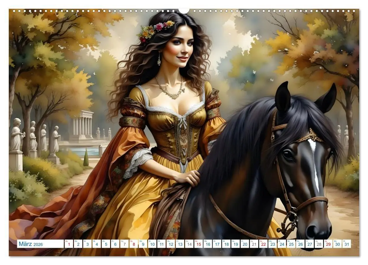 Bild: 9783516696486 | Königinnen der Reitkunst (hochwertiger Premium Wandkalender 2026...