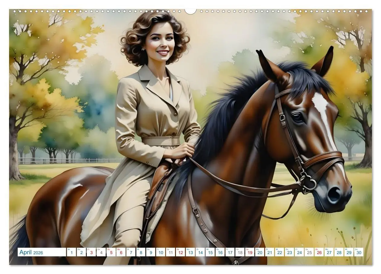 Bild: 9783516696486 | Königinnen der Reitkunst (hochwertiger Premium Wandkalender 2026...