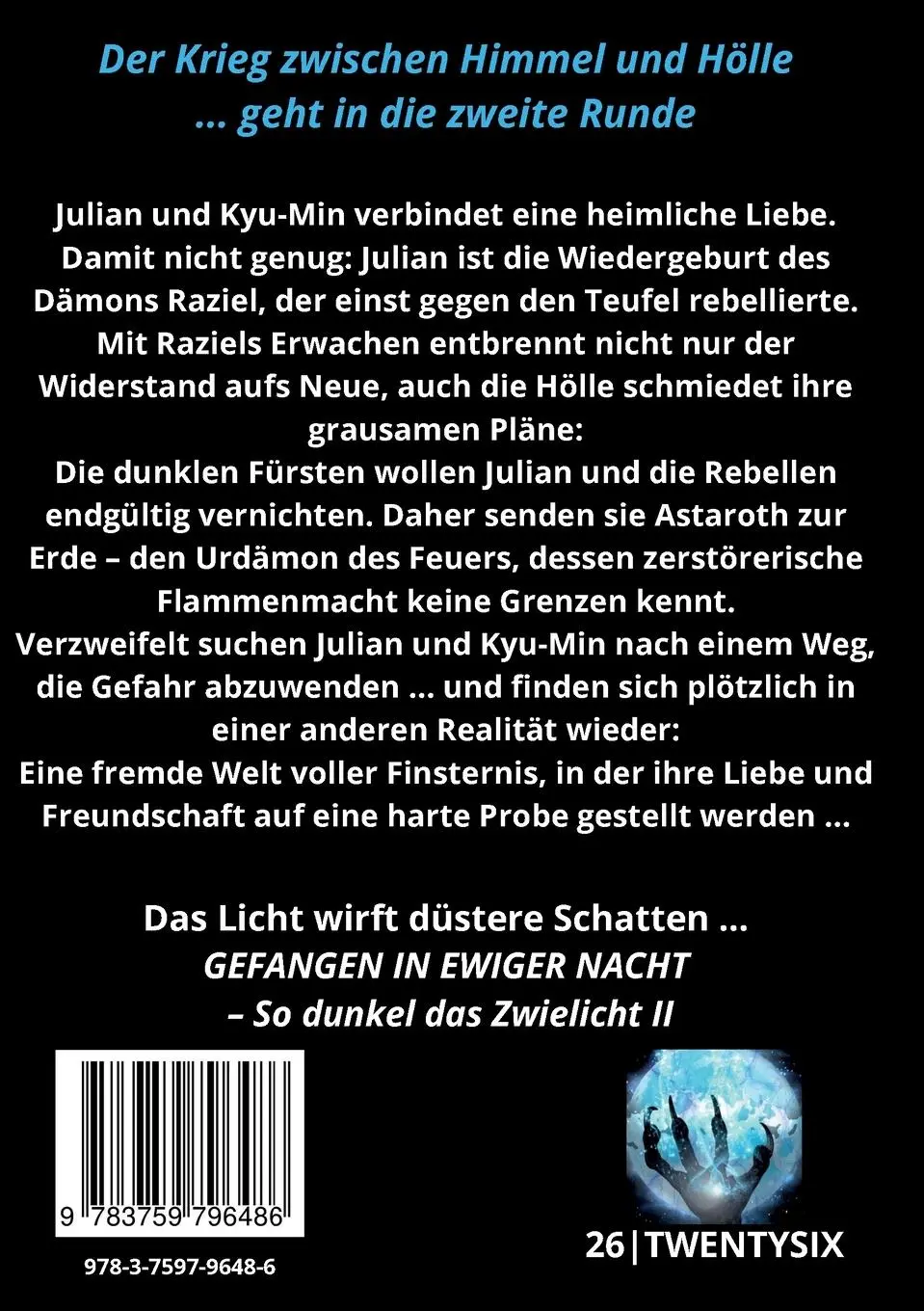 Rückseite: 9783759796486 | So dunkel das Zwielicht II | Gefangen in ewiger Nacht | Krug | Buch