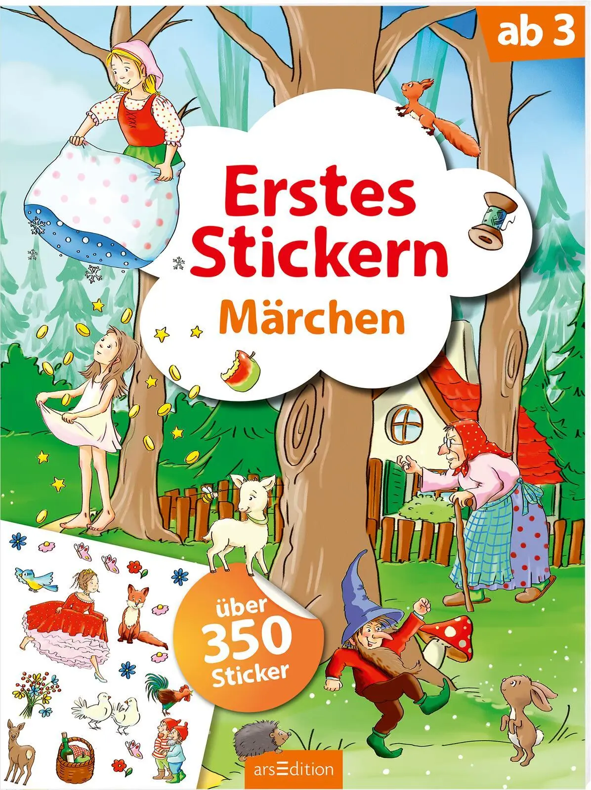 Cover: 9783845826486 | Erstes Stickern Märchen | über 350 Sticker | Petra Theissen | Buch