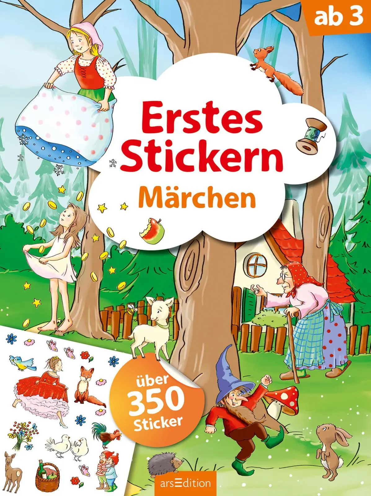 Bild: 9783845826486 | Erstes Stickern Märchen | über 350 Sticker | Petra Theissen | Buch