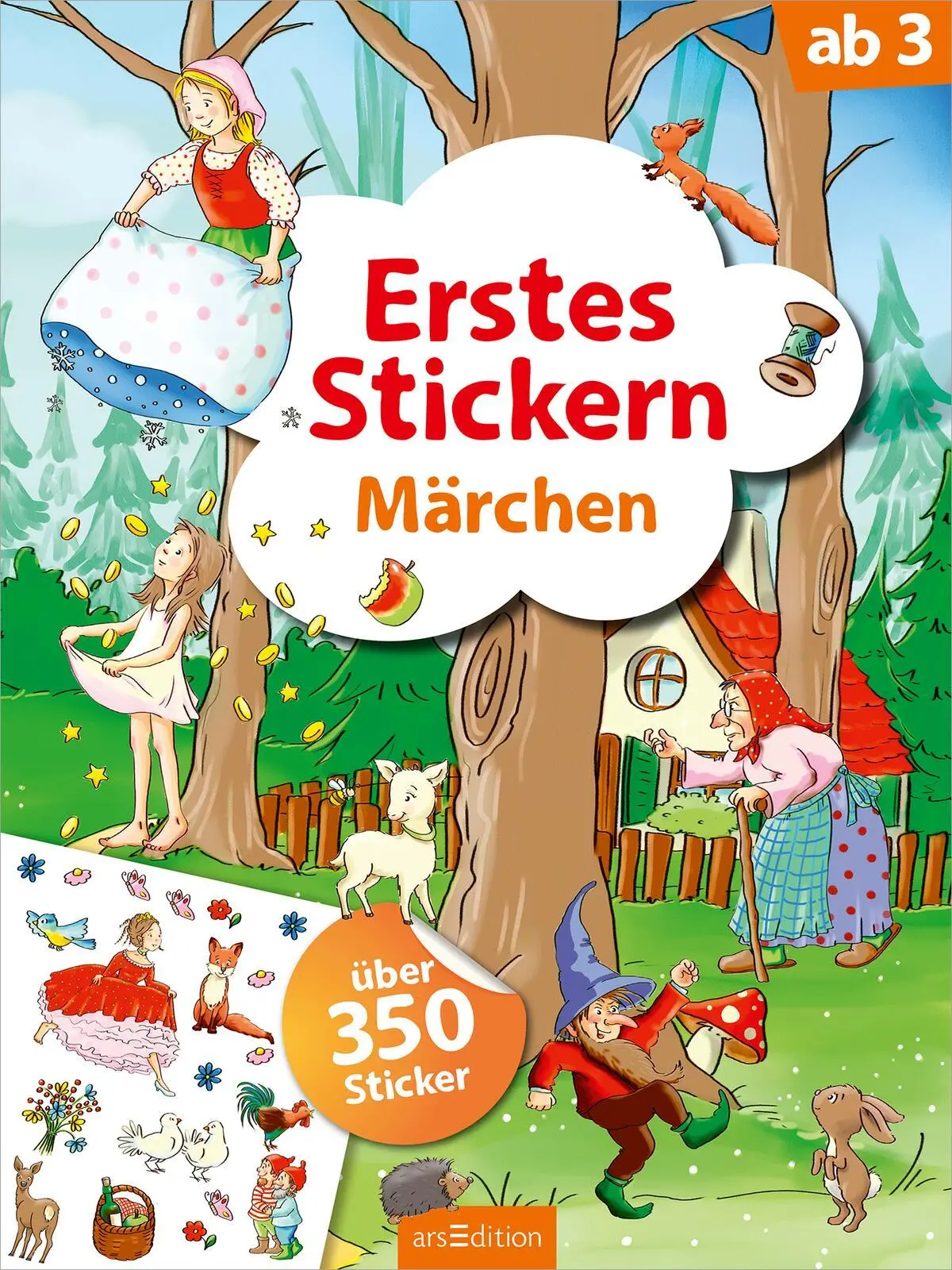 Bild: 9783845826486 | Erstes Stickern Märchen | über 350 Sticker | Petra Theissen | Buch