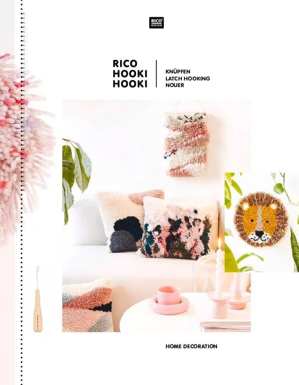 Cover: 4065166076586 | Rico Hooki Hooki, Publikation Knüpfen, 64 Seiten, 19 Modelle, 21x27cm